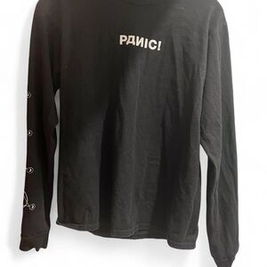 Panic of the disco Black Long Sleeve Graphic Tee